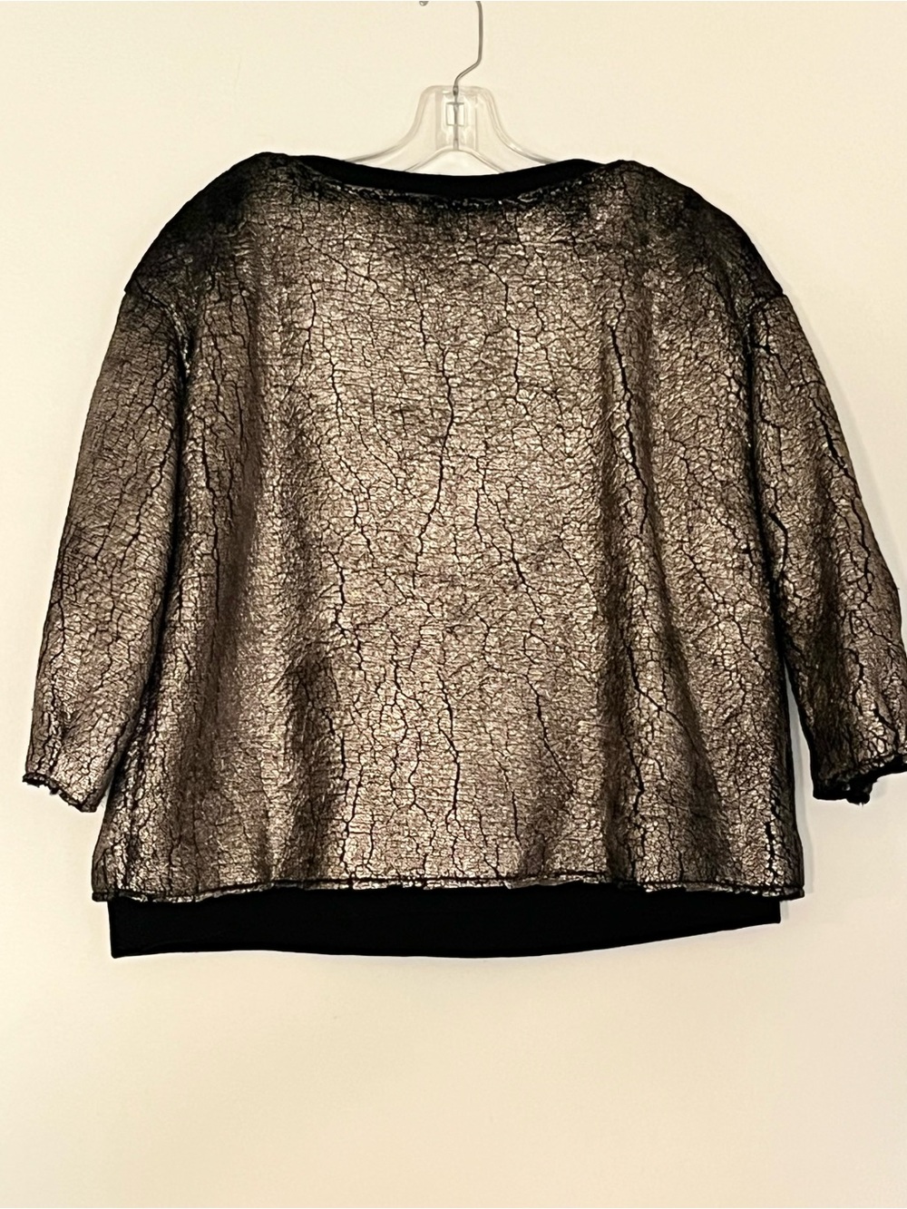 Karen By Simonsen Demeur Gold Metallic Sweater - Picture 3 of 12